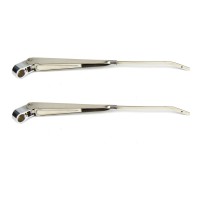 Wiper arm set stainless steel Fiat 124 Spider, 128, 850 Coupé, X1/9 Wiper arm set stainless steel Fiat 124 Spider, 128, 850 Coupé, X1/9