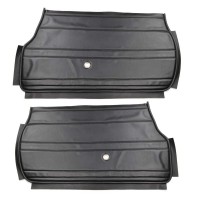 Juego de paneles de puerta CSA izquierda + derecha imitación cuero negro Fiat 124 Spider Juego de paneles de puerta CSA izquierda + derecha imitación cuero negro Fiat 124 Spider