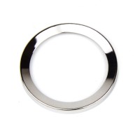 Anneau chromé petit pour instruments Fiat 124 Spider, 124 Coupé (anneau d'instrument à brider)
