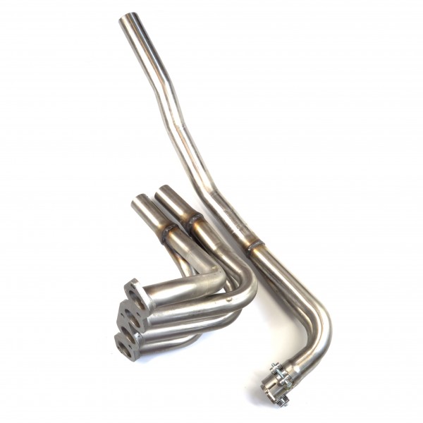 Manifold stainless steel AS-BS-CS, BC-CC Fiat 124 Spider, 124 Coupé - 2 parts