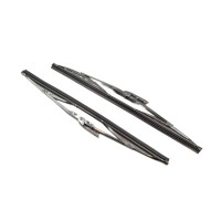 Wiper blade set Fiat 124 Spider, Fiat 850 Spider-Coupe (2x wiper blades, stainless steel, 32cm) Wiper blade set Fiat 124 Spider, Fiat 850 Spider-Coupe (2x wiper blades, stainless steel, 32cm)