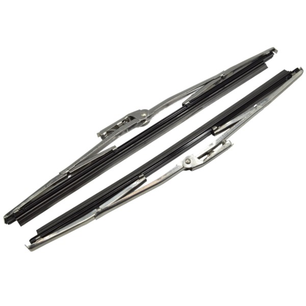 Wiper blade set stainless steel Fiat 500 F/R 600D 850N 1200/1500 Cabrio