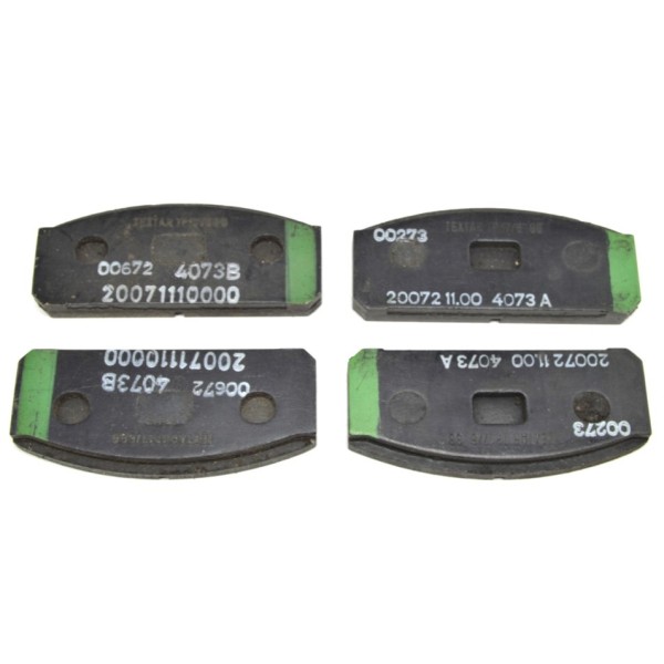 Front brake pads (1st series) Fiat 850 N, Coupé, Spider