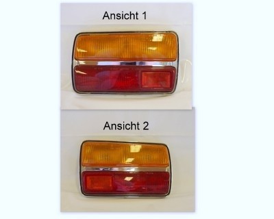 Pair of tail lights Fiat 124 Sport Coupé BC