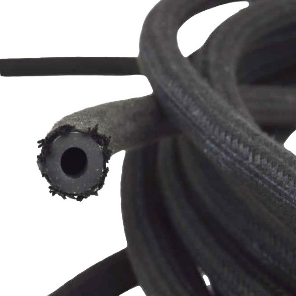 Fuel hose 6x13 mm, coated (Fiat 124 Spider carburettor models and others) - sold by the meter