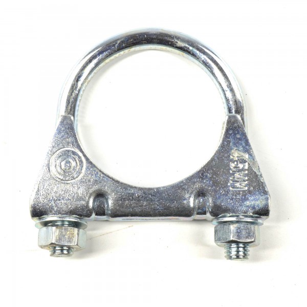 Pipe clamp for exhaust d = 45mm (M8) Clamp clip