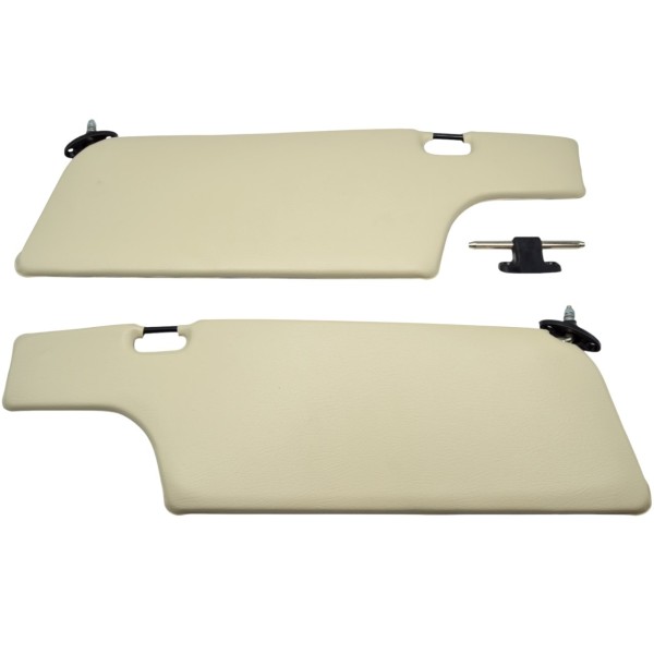 Set aletta parasole nera (con aletta specchietto) Porsche 914