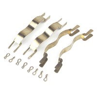 Molas de retenção para pastilhas de freio (conjunto para um eixo) Fiat 124 Spider AS-BS, Coupé AC-BC, 124 Berlina Molas de retenção para pastilhas de freio (conjunto para um eixo) Fiat 124 Spider AS-BS, Coupé AC-BC, 124 Berlina