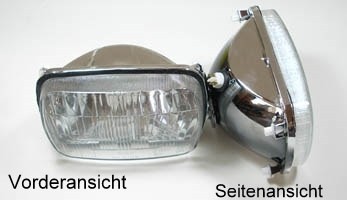 Headlight insert H4 - Fiat 126 - 127 - 128