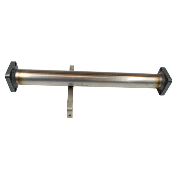 Tubo de conexión 450mm (tubo de recambio para cat) 4 orificios Fiat 124 Spider 2000 i.e.