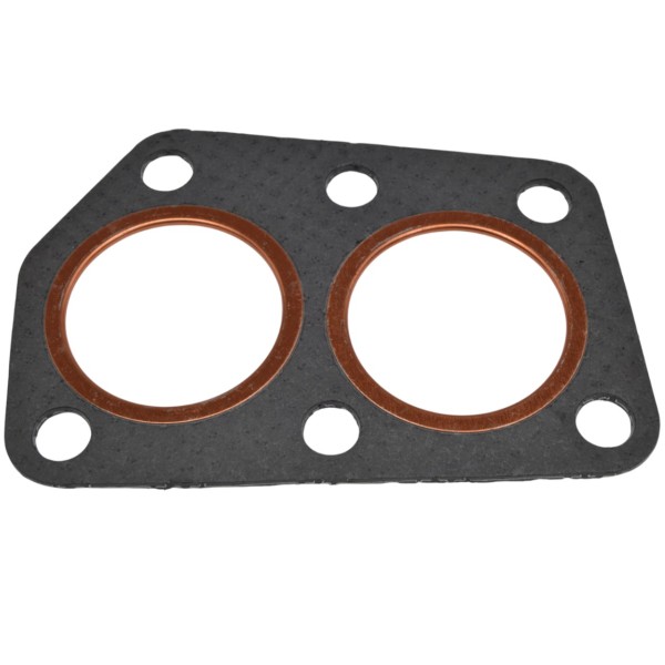 Joint d'échappement Fiat 124 Spider (80-85) - Joint de tube en Y 2 trous, 6 vis