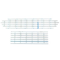 Radiator grille set top / bottom Fiat 124 Spider (74-85), stainless steel radiator grille Radiator grille set top / bottom Fiat 124 Spider (74-85), stainless steel radiator grille