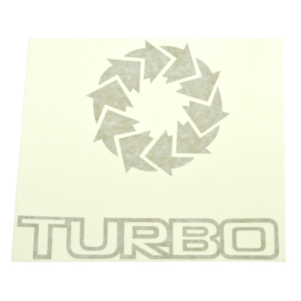 Sticker "Turbo" Fiat 124 Spider CS0 Turbo Gold