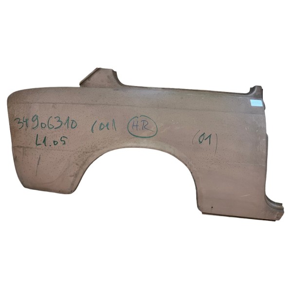 Mudguard rear right original Fiat 850 N, S