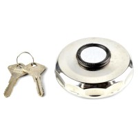 Tappo serbatoio carburante con serratura FAAB Fiat 124 Spider, 124 Coupé cromato originale Tappo serbatoio carburante con serratura FAAB Fiat 124 Spider, 124 Coupé cromato originale