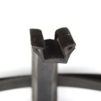 Window guide 125cm for one side Fiat 124 Spider - rubber seal for door window Window guide 125cm for one side Fiat 124 Spider - rubber seal for door window