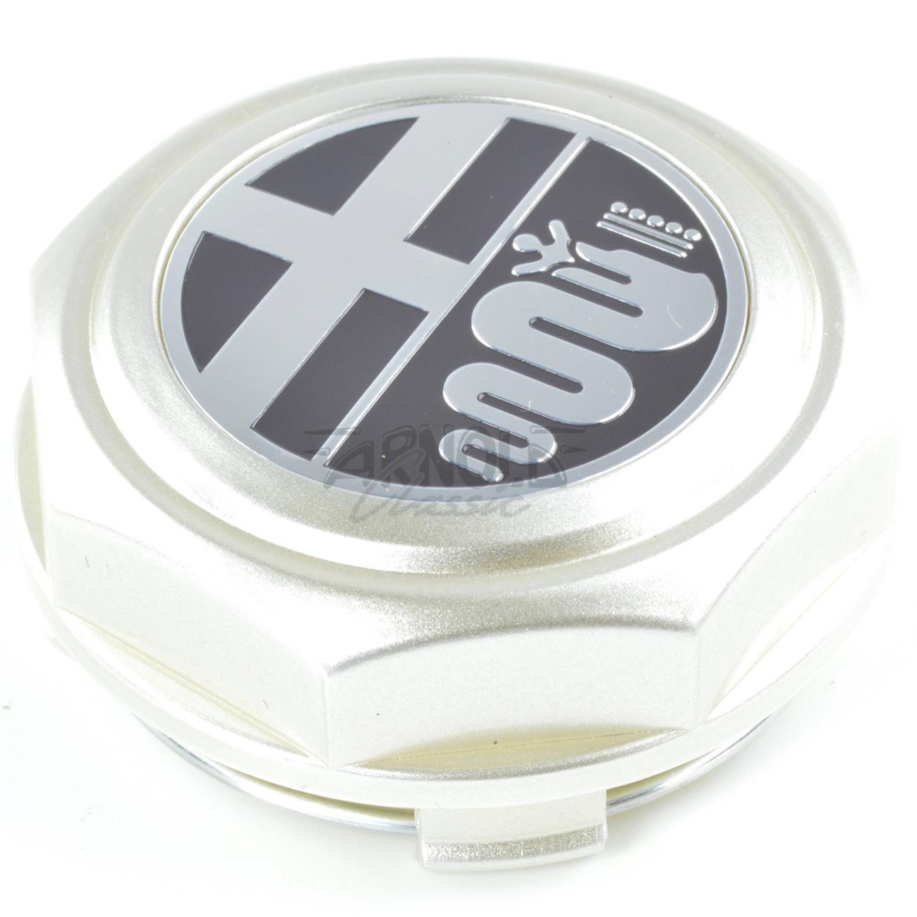 Lot De 4 Caches Moyeu (enjoliveurs Centraux) Alfa Romeo - Diamètre 60 Mm - Couleur Or - Générique, Neufs