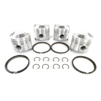 Piston set with piston ring set (84 mm +0,4) with 3rd stage dome 8 mm Fiat 124 Spider 1800-2000 Piston set with piston ring set (84 mm +0,4) with 3rd stage dome 8 mm Fiat 124 Spider 1800-2000