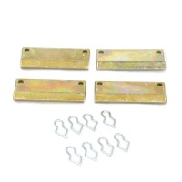 Juego de patines deslizantes pinza de freno delantera / trasera Fiat 124 Spider, 124 Coupé, Berlina, X 1/9, 850 Juego de patines deslizantes pinza de freno delantera / trasera Fiat 124 Spider, 124 Coupé, Berlina, X 1/9, 850