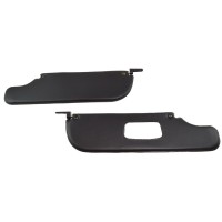 Sun visor set Fiat 124 Spider 2000 (79-82) black Premium incl. holder Sun visor set Fiat 124 Spider 2000 (79-82) black Premium incl. holder