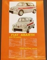 Poster ABARTH 850 TC / 1000 TC