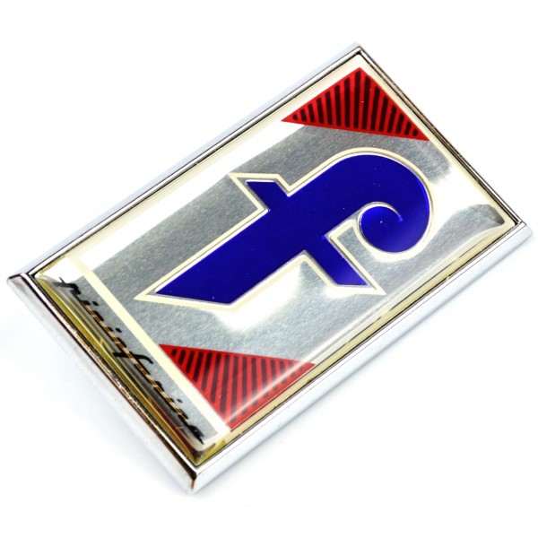 PININFARINA emblema cuadrado Fiat 124 Spider DS / VX 84-85
