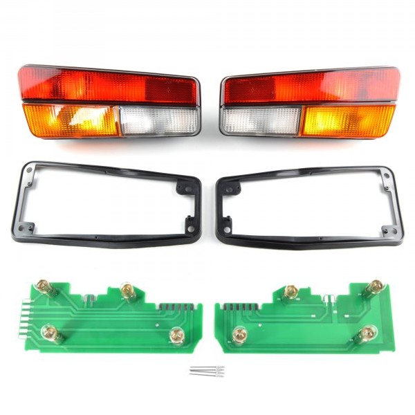 Rear lights 2000 Set Fiat 124 Spider (incl. seal and circuit board)