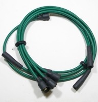 Ignition cable set Fiat 124 Coupe/Spider (green)