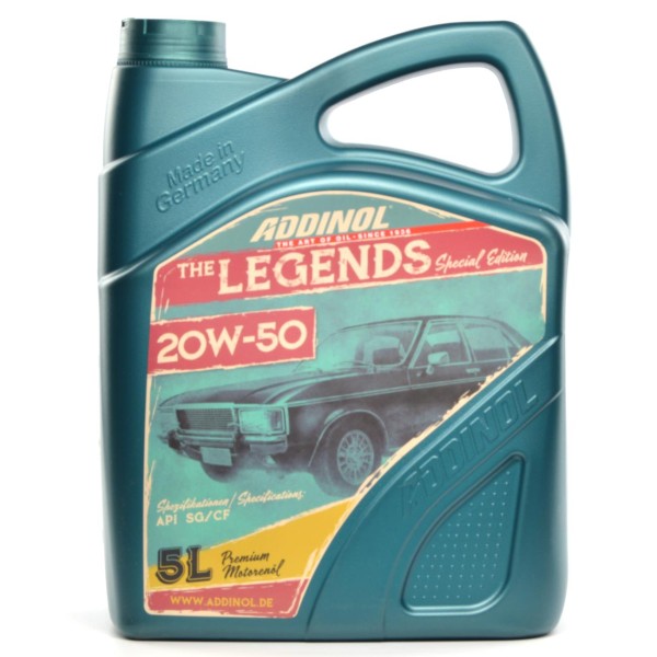 Motoröl 20W-50 5 Liter Addinol Legends