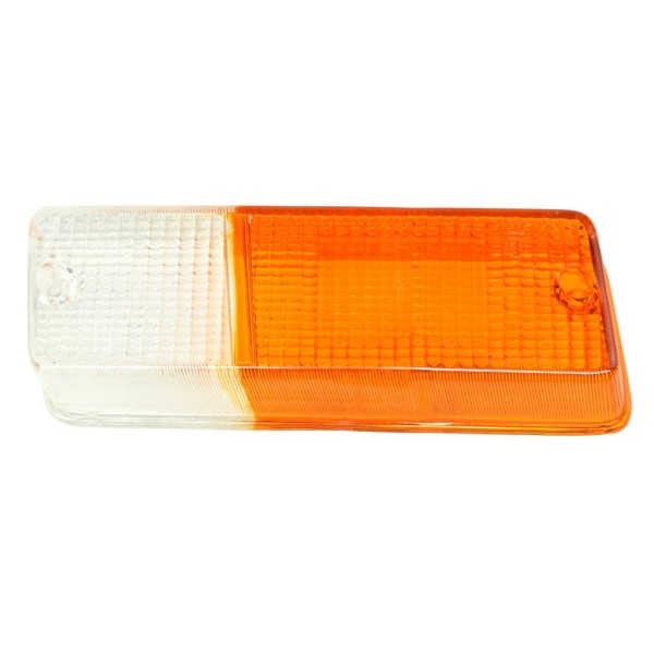 Capuchon de clignotant avant gauche blanc/orange 1300 Fiat X 1/9