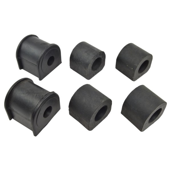 Set of stabilizer rubbers front and rear Fiat 124 Spider AS (66-68), 124 Coupé AC
