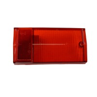 Lente da luz traseira direita para réplica da luz traseira Fiat 124 Spider (71-78) vermelha Lente da luz traseira direita para réplica da luz traseira Fiat 124 Spider (71-78) vermelha