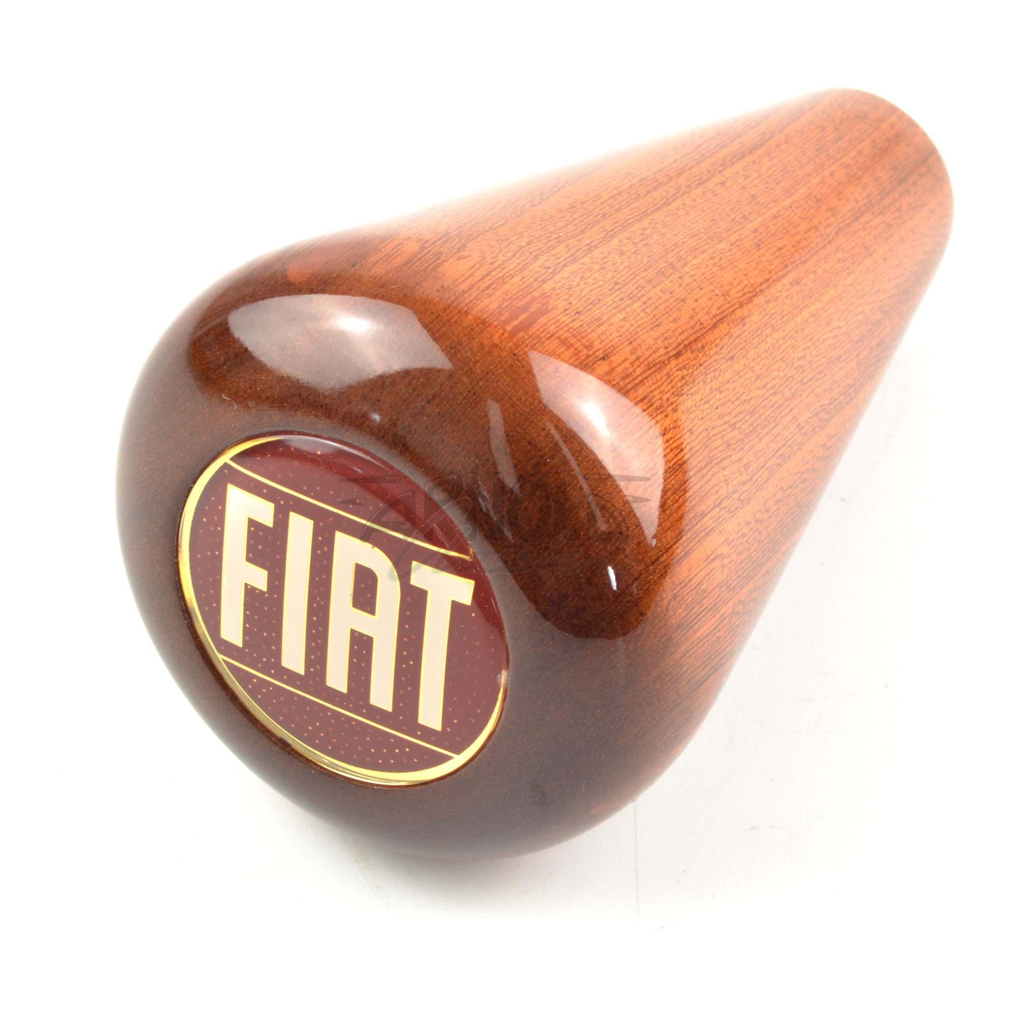 Levier des vitesses avec pommeau Abarth, bois/chromé Fiat 500