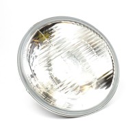 Farol H-4 7 polegadas com lente plana com luz de estacionamento Fiat 124 Spider Farol H-4 7 polegadas com lente plana com luz de estacionamento Fiat 124 Spider