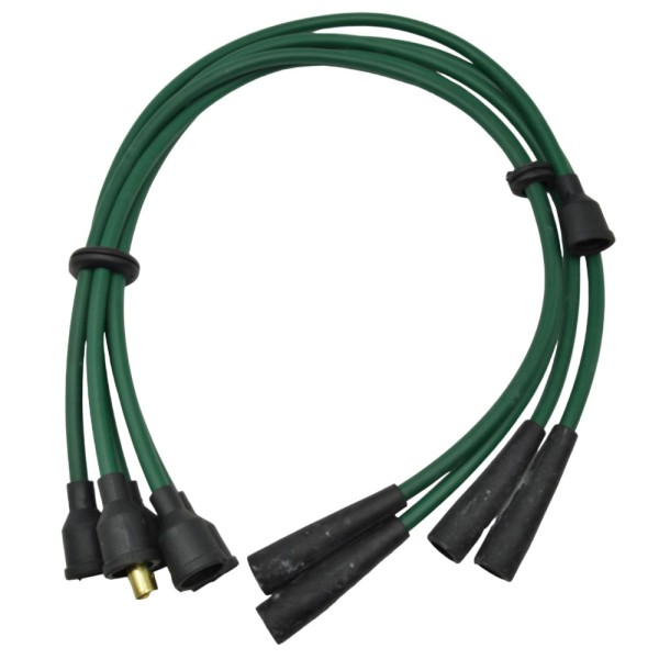 Ignition cable set Fiat 850 N/S/ Coupe green