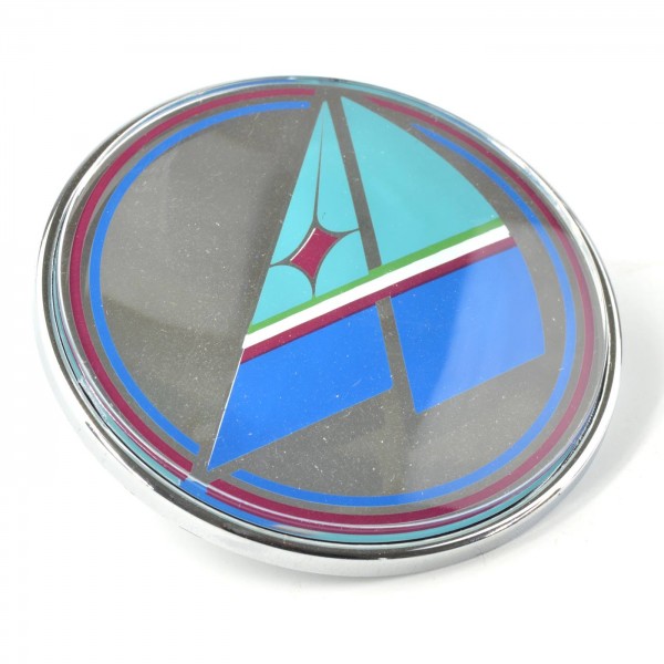 PININFARINA badge "Azzurra" round sailing Fiat 124 Spider