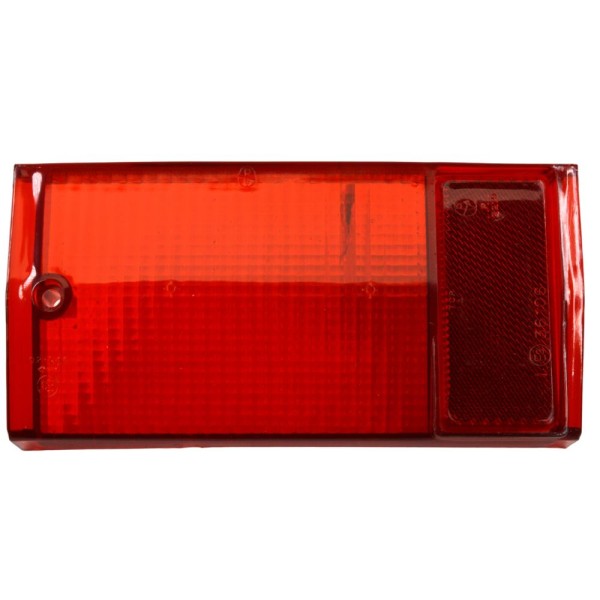 Taillight glass left for replica taillight Fiat 124 Spider (71-78) red