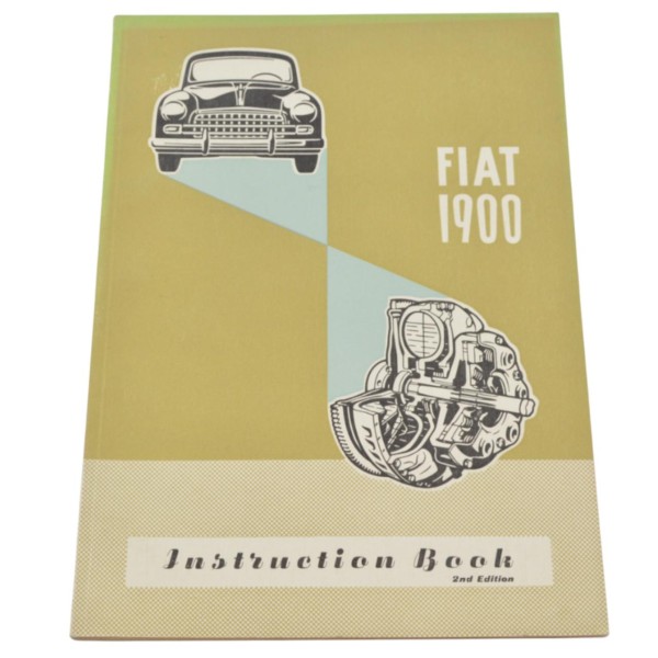 Manual de instruções Fiat 1900 Inglês original