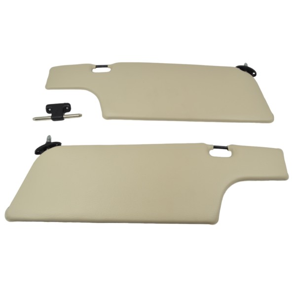 Sun visor set cream-black Porsche 911 Coupé (F-model, G-model, from 69-89)