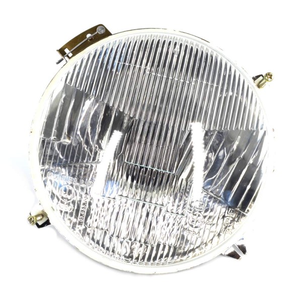 H-4 headlight 7 inch with parking light. Klemmmounting Carello Design incl. bulb Fiat 124