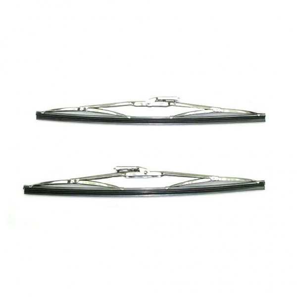 Wiper blade set stainless steel Fiat 500 F/R 600D 850N 1200/1500 Cabrio