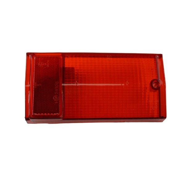 Lentille de feu arrière droite pour réplique de feu arrière Fiat 124 Spider (71-78) rouge