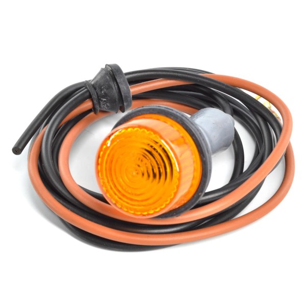 Indicatore luminoso laterale DS alternativo Hella Ø 31 mm con cavo Fiat 124 Spider