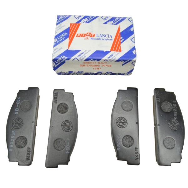 Front brake pads Fiat 124 Spider AS-BS-CS, 124 Coupé, Limousine, 125, 127, 128, X 1/9, 131, 13 - original