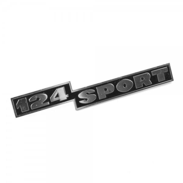 Scritta "124 Sport" US / Abarth Fiat 124 Spider USATA