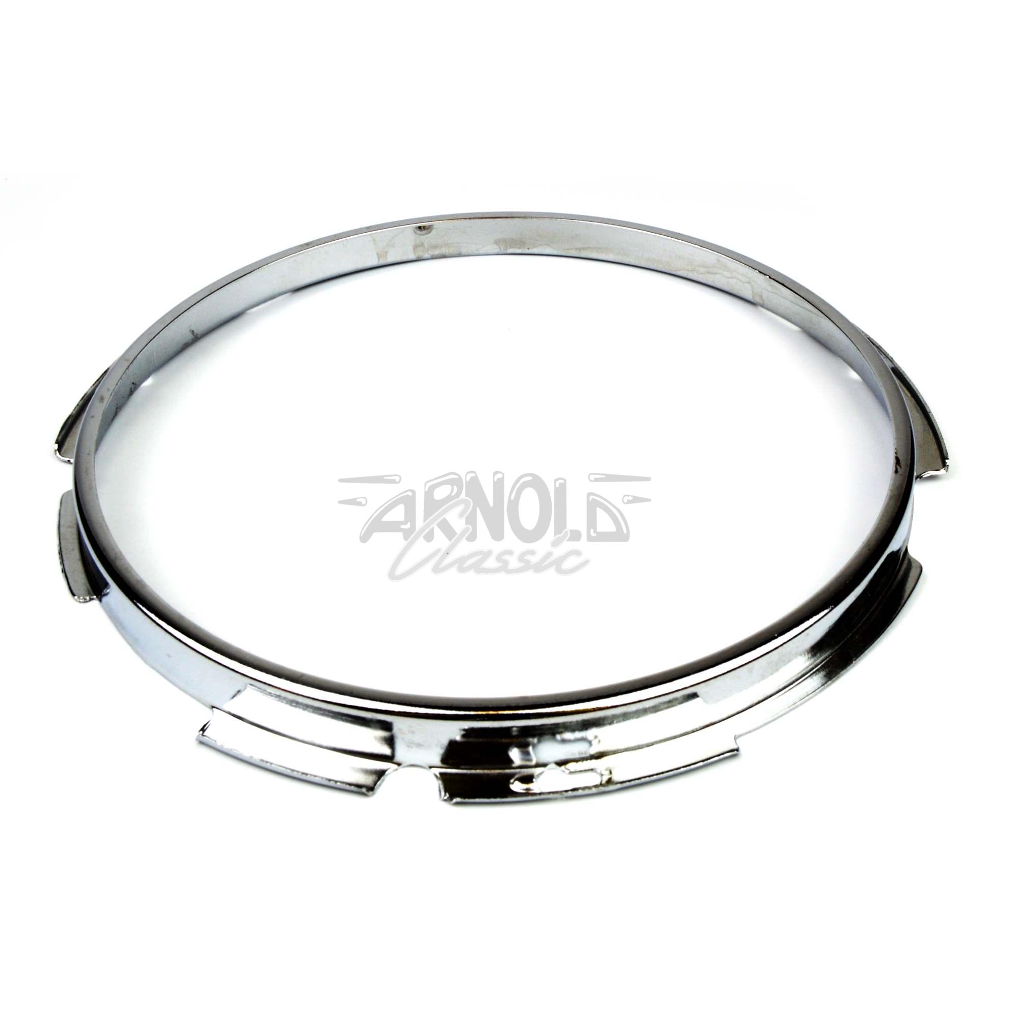 EAO Anello Faro Cromato Design Stretto Per Simson S51, S70, S53N - Diametro 135/145 Mm, Ricambio Originale - 5