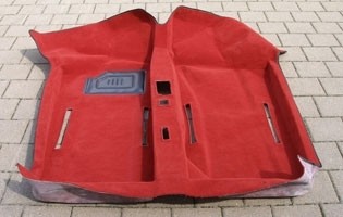 Tapis d'ajustement (rouge) Fiat 600 /D - Seat 770 S