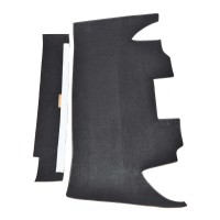 Trunk carpet Fiat 124 Spider CS (75-82) - black needle felt (WITH battery cutout in the middle) Trunk carpet Fiat 124 Spider CS (75-82) - black needle felt (WITH battery cutout in the middle)