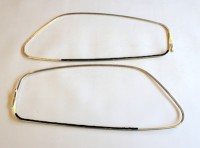 Paar Türfensterrahmen mit Dichtung Fiat 600 D Paar Türfensterrahmen mit Dichtung Fiat 600 D