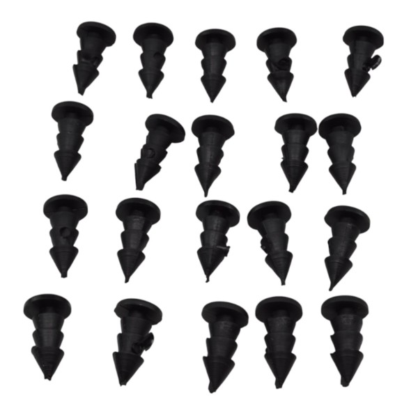 20x Rubber bolts for floor mats/trunk seal Fiat 124 / 500 / 126 / 600 / 850